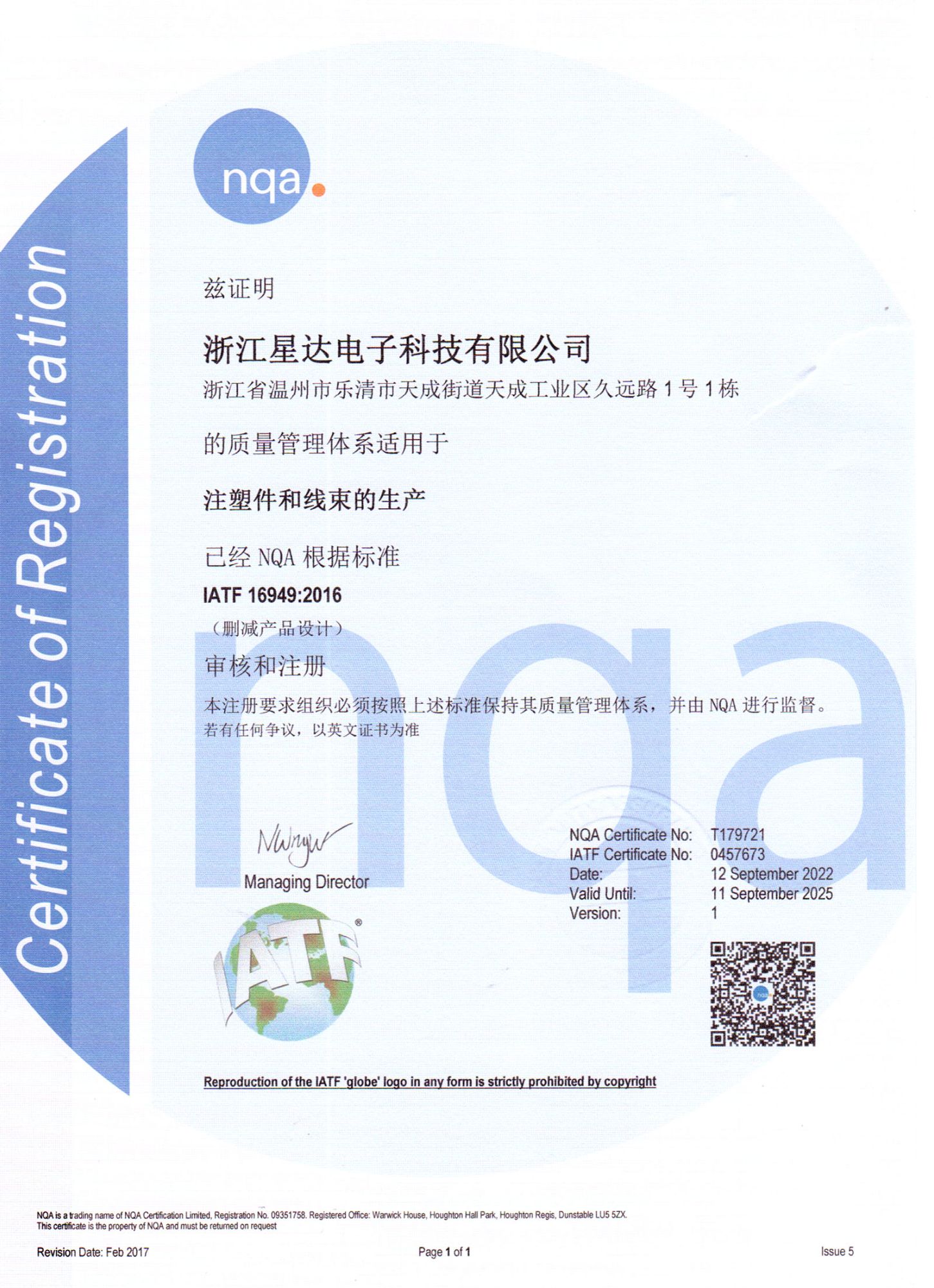 IATF1694质量管理体系中文